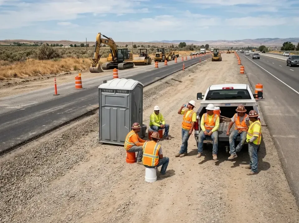 highway-road-construction-crew-007 — frequently asked questions, Porta Potty and Restroom Rentals in Crestline, OH